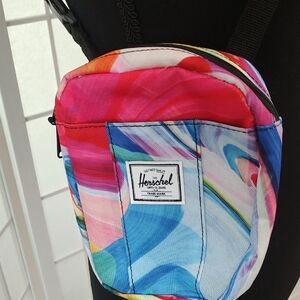 Herschel Supply Company Red and Blue Crossbody Bag